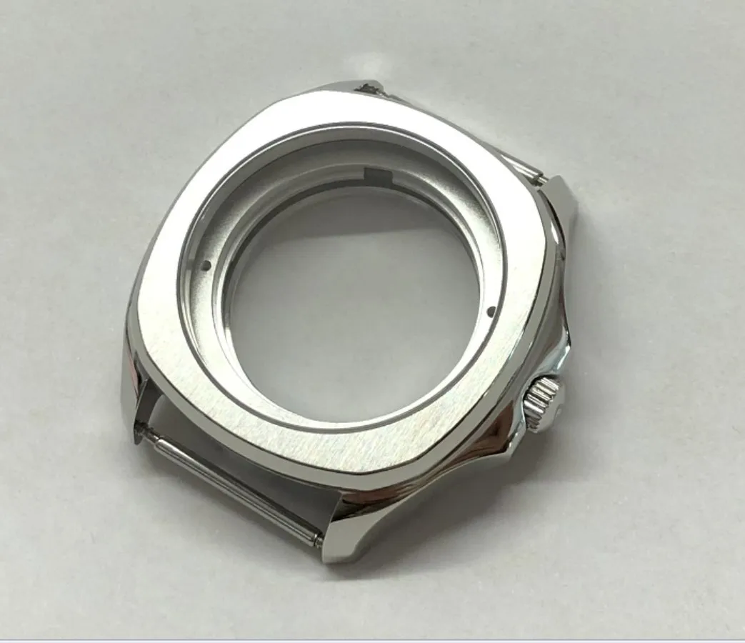 Новый 40 мм сапфировое стекло 316L нержавеющая сталь часы Чехол подходит