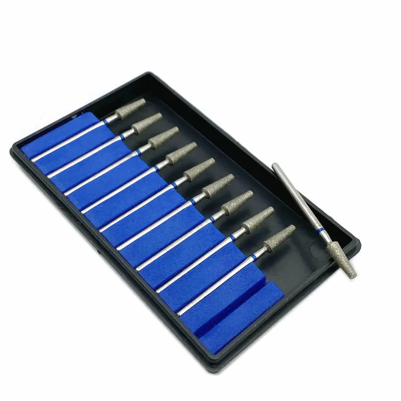 Роторная полировальная машина для зубных ногтей 10 шт./компл. с гальваническим