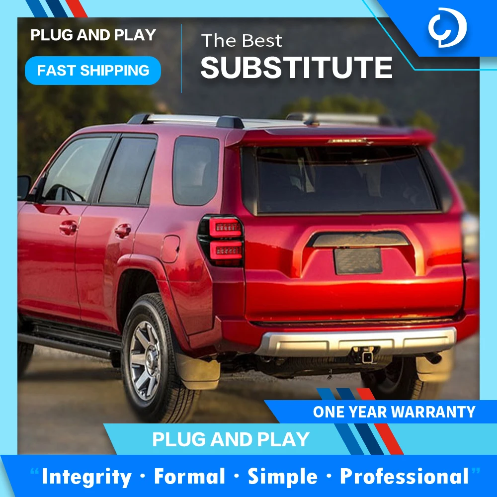 

Car Styling Taillights for Toyota 4 Runner LED Tail Light 2014-2020 Tail Lamp DRL Rear Turn Signal Automotive Accessories