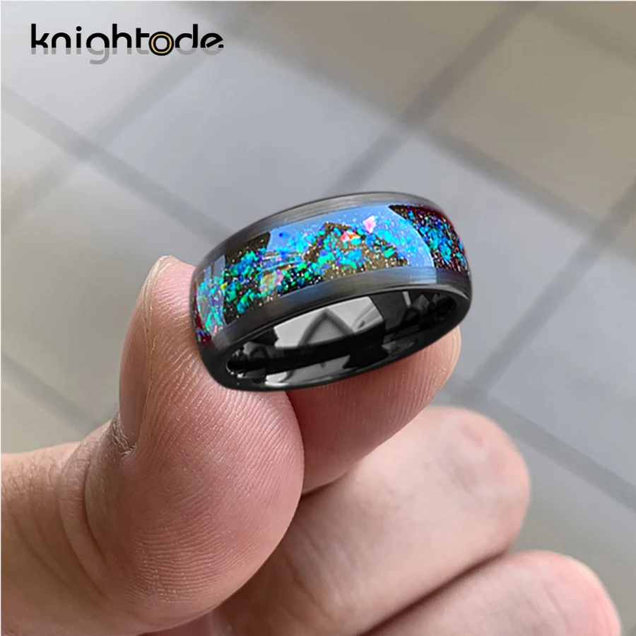 Кольцо обручальное из карбида вольфрама 8 мм | Украшения и аксессуары