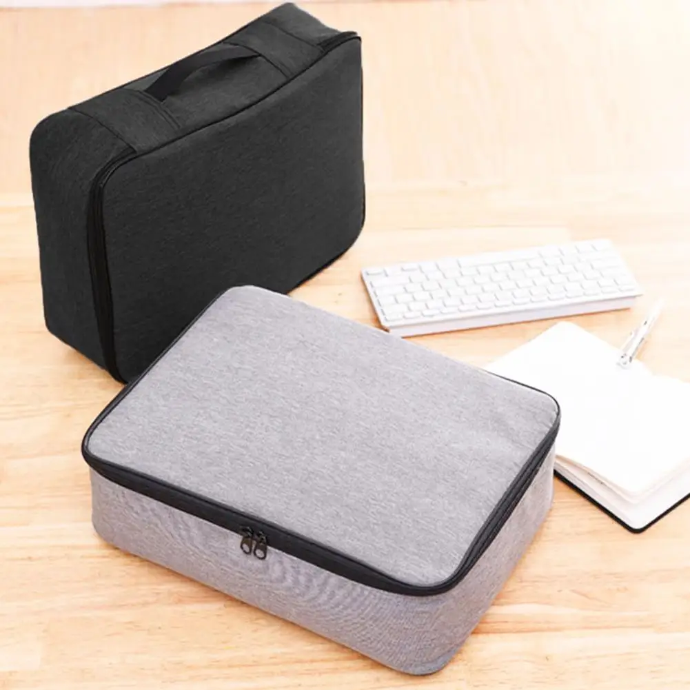 

Сумка для хранения документов, вместительная сумка для счета, паспорта, двухслойная сумка для сортировки документов, домашний дорожный Орг...