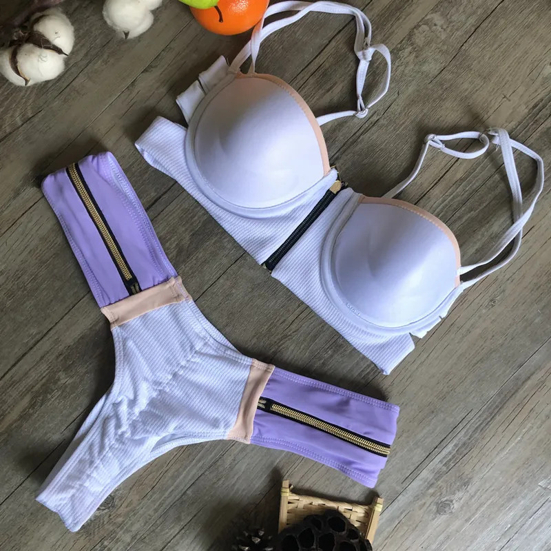 

Bikini Sexy Swimsuit Women Swimwear Top Beach Wear Bathing Suit Brazilian Bikini Set Patchwork Biquini