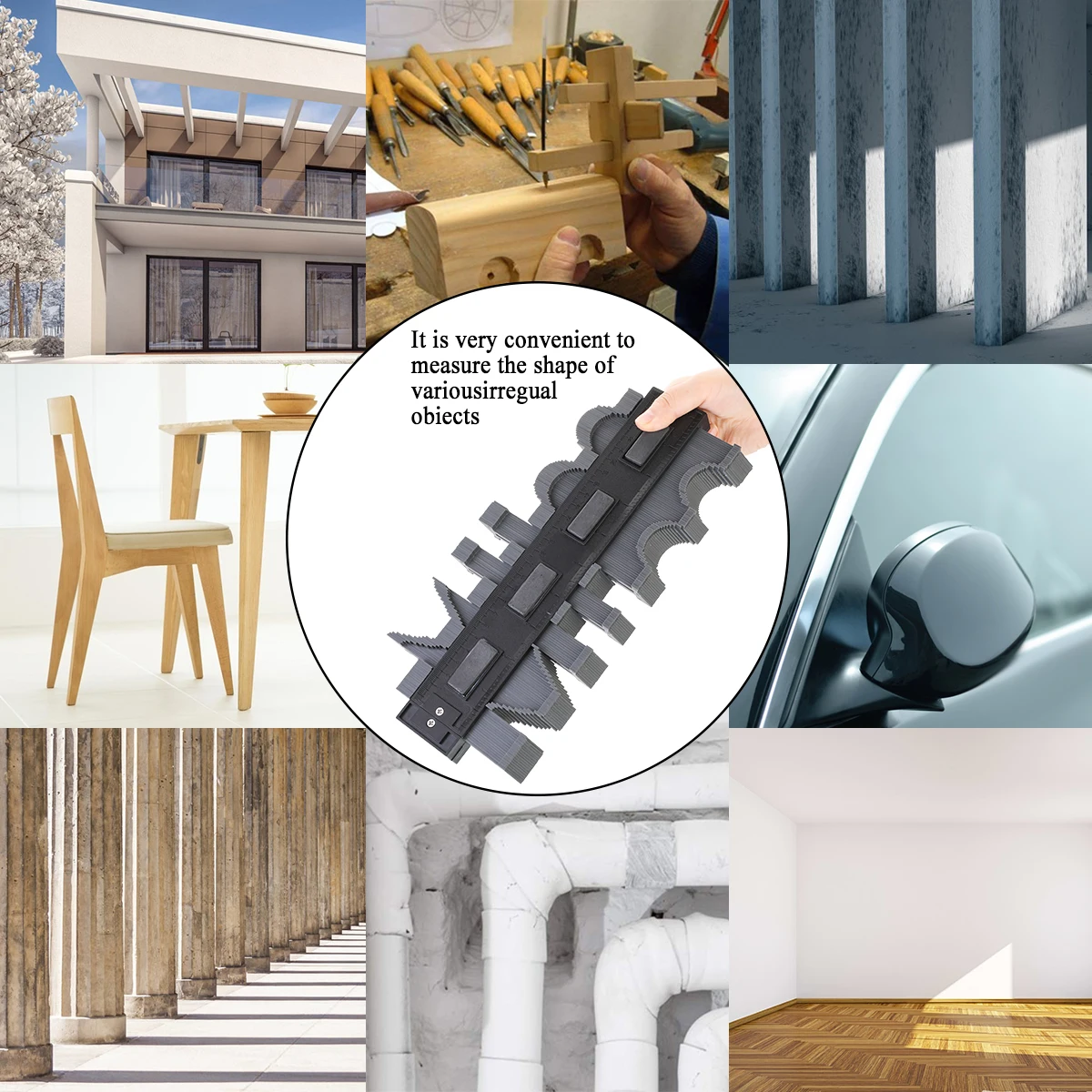 _ Копировальный манометр для контура профиля стандартный 5-дюймовый инструмент