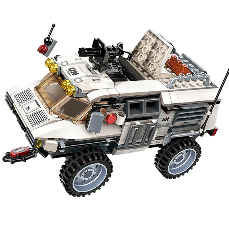 Военные Обучающие строительные блоки штабелируемые игрушка для детей подарок