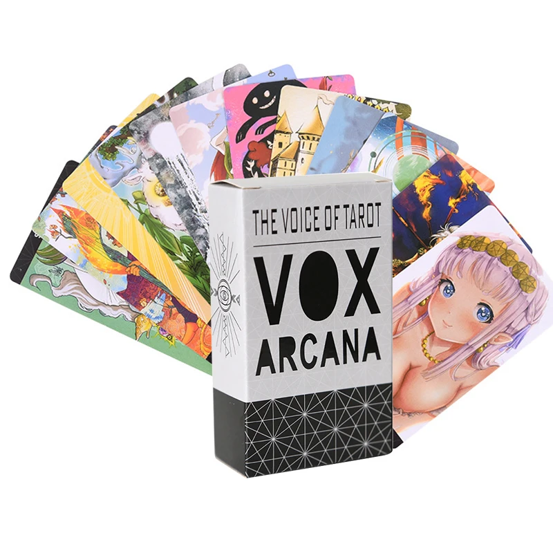 

The Voice of Tarot Vox Arcana Cards Board Games Oracle Divination Deck 78 Sheet English PDF Guide Book Playing Card Wisdom Party
