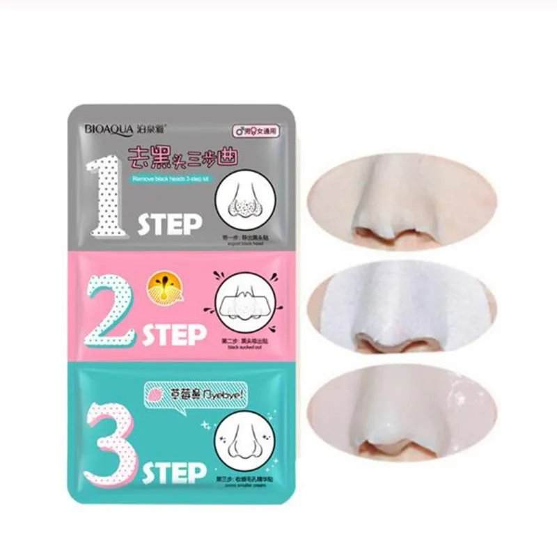 Полоски для носа маска ухода за кожей лица против черных точек удаление