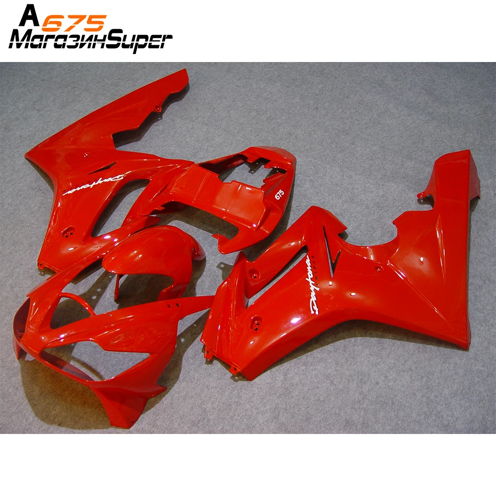 Новинка Лидер продаж комплект обтекателей красного цвета для кузова Triumph Daytona 675 06