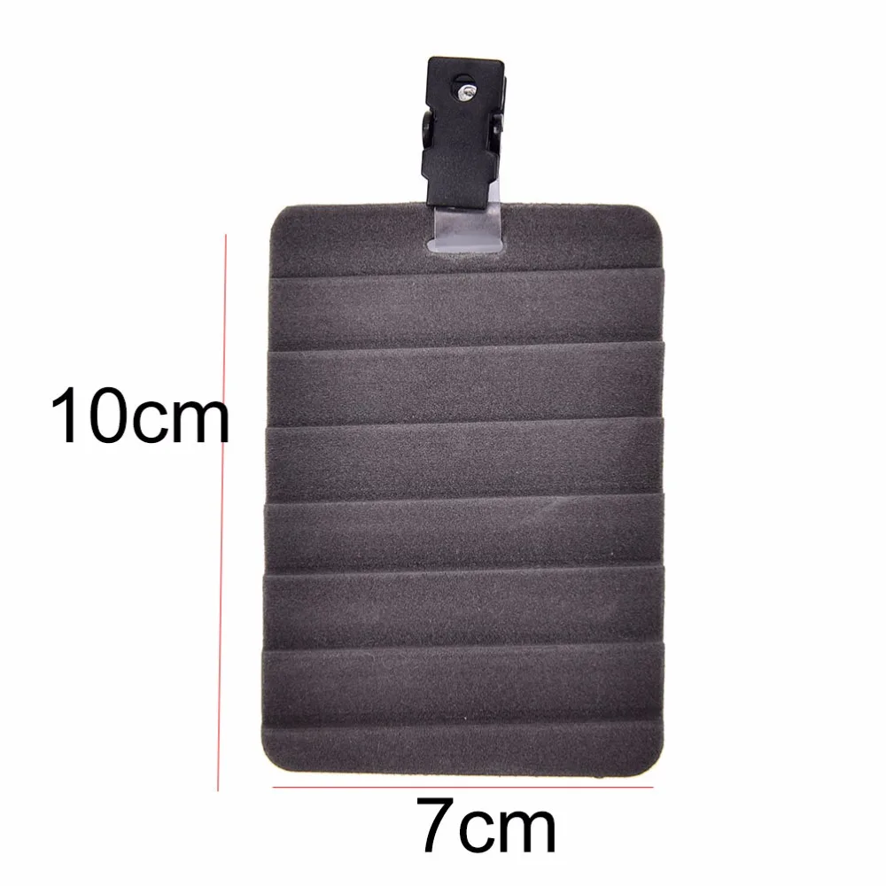 

New Sale Black Ripple Foam Fly Patch Fly Tool Stream With Clip 10*7cm