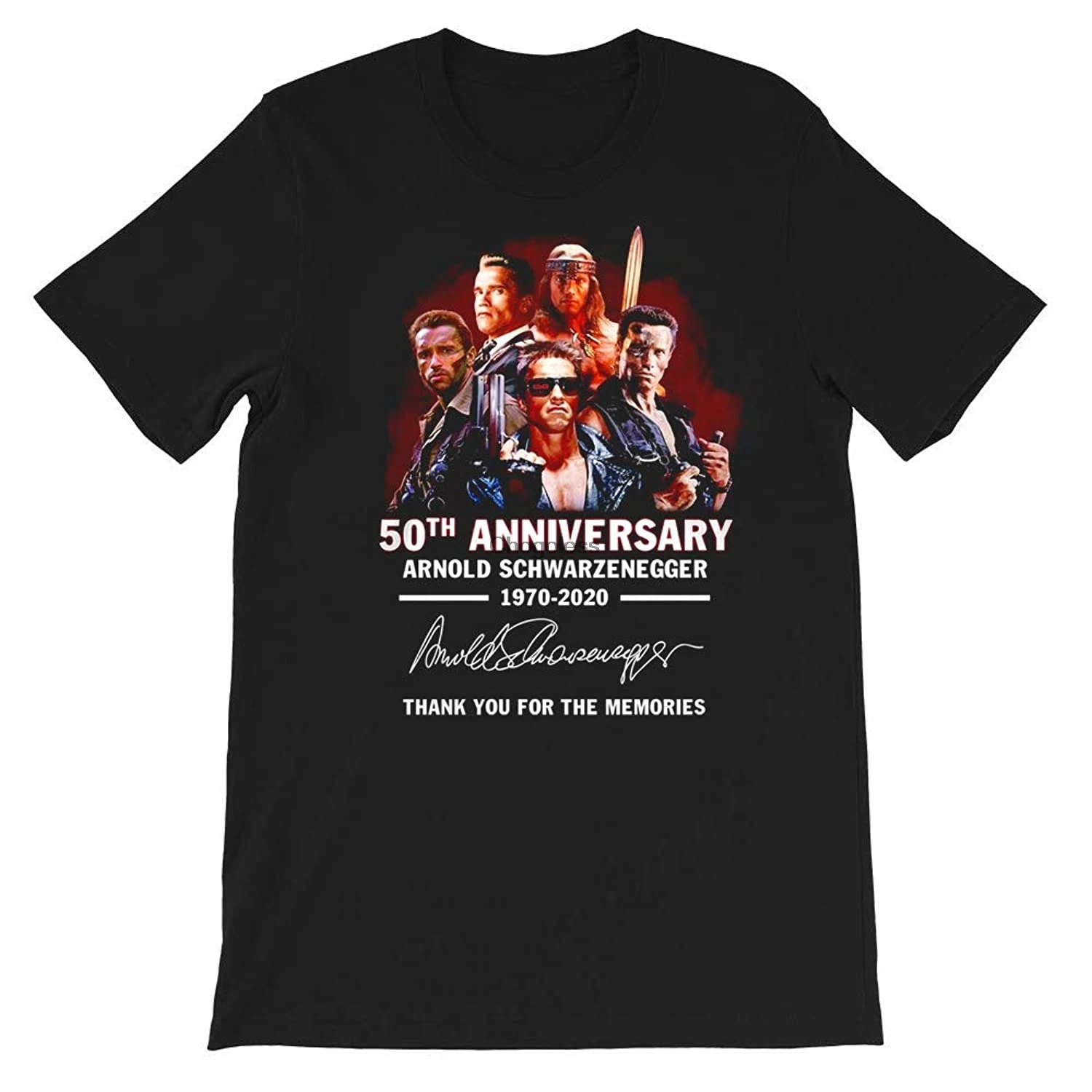 

50th Anniversary Arnold-Schwarzennegger 1970-2020 Signed Gift Graphic Unisex T-ShirtTank Top Sweatshirt Hoodie