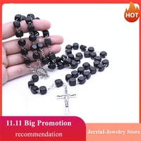 4 styles fashion cross pendant necklace religious catholic christian jesus malachite alloy jewelry gift for women and man