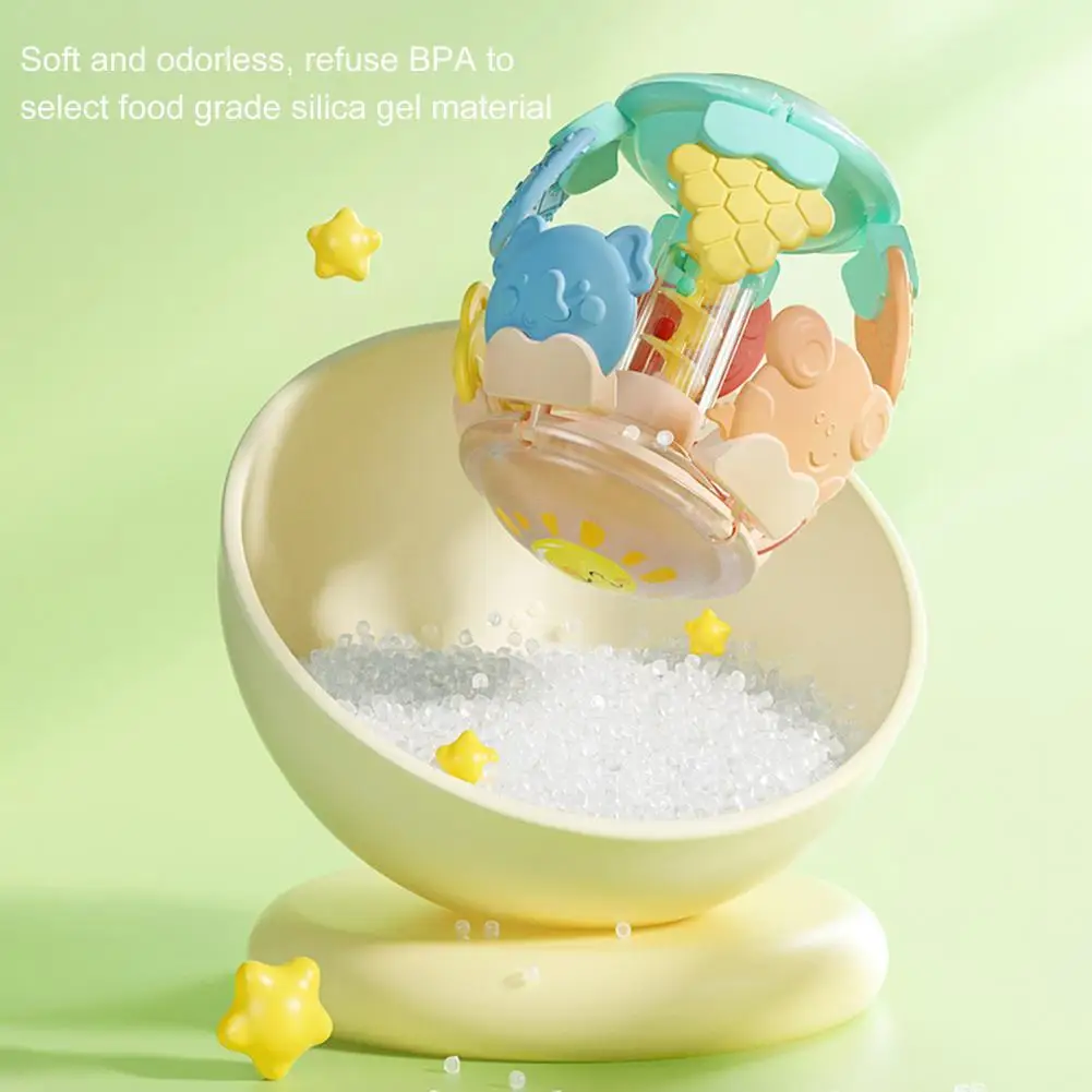 

Practical Appease Baby Shaker Grab Toy Baby Rattle Colorful Multifunctional