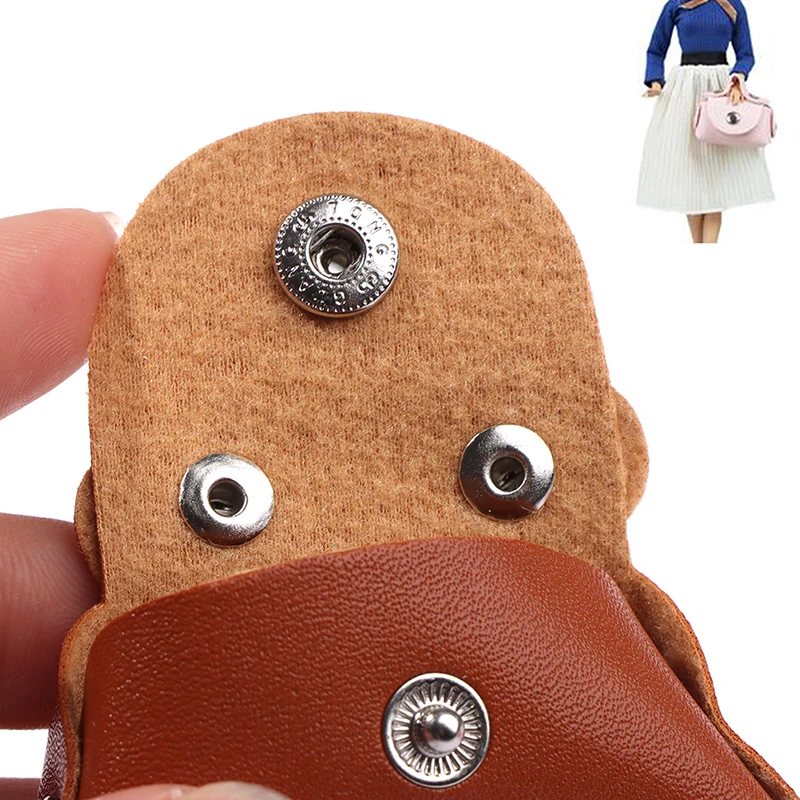 

1Pcs Fashion Doll Accessories Doll Handbag Lady PU Leather Bag Purse Accessories Dollhouse Kids Toys for Girls