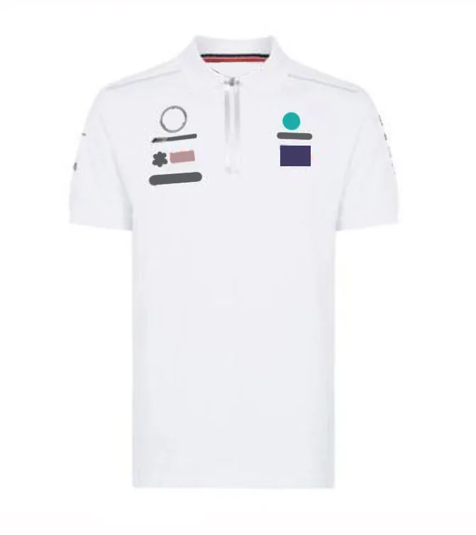 

F1 racing suit men's short-sleeved team T-shirt Polo shirt machine lapel car overalls shirt Formula One short-sleeved T-shirt cu
