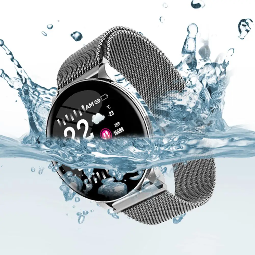 UHOOFIT IP67 Водонепроницаемый W8 Смарт-часы фитнес-трекер пульсометр спортивные
