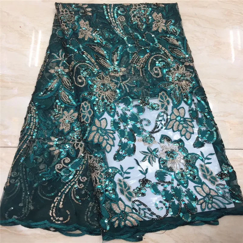 2020 расшитая блестками африканская французская сетчатая кружевная ткань dold