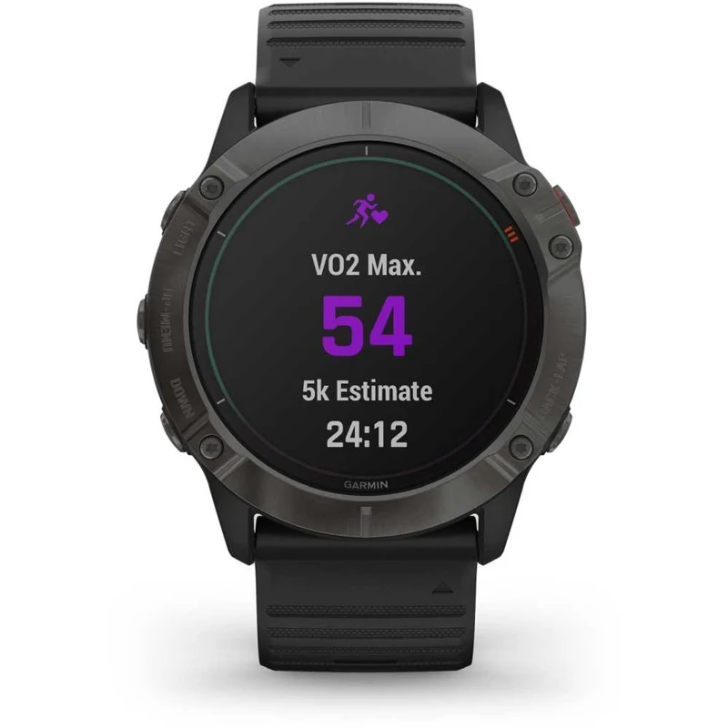Смарт-часы GARMIN Fenix 6x pro solar ti 51мм 1.4" черный / (010-02157-21) | Электроника
