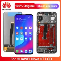 6 26 original screen for huawei nova 5t lcd display touch screen digitizer for nova5t yal l21 yal l61 yal l71 yal l61d lcd