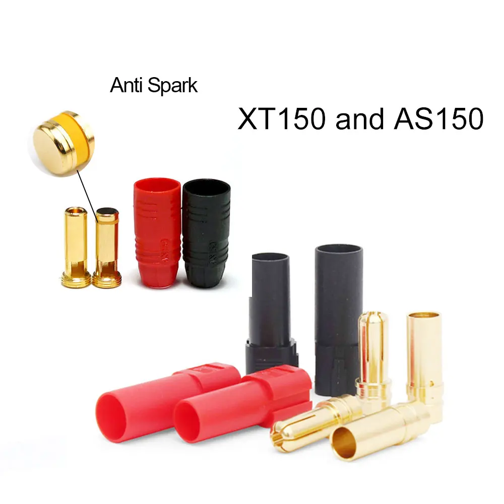 Разъемы Amass XT60 XT60H XT90 с защитой от искр EC5 EC3 T Deans AS150 XT150 TRX штекер папа аккумуляторы