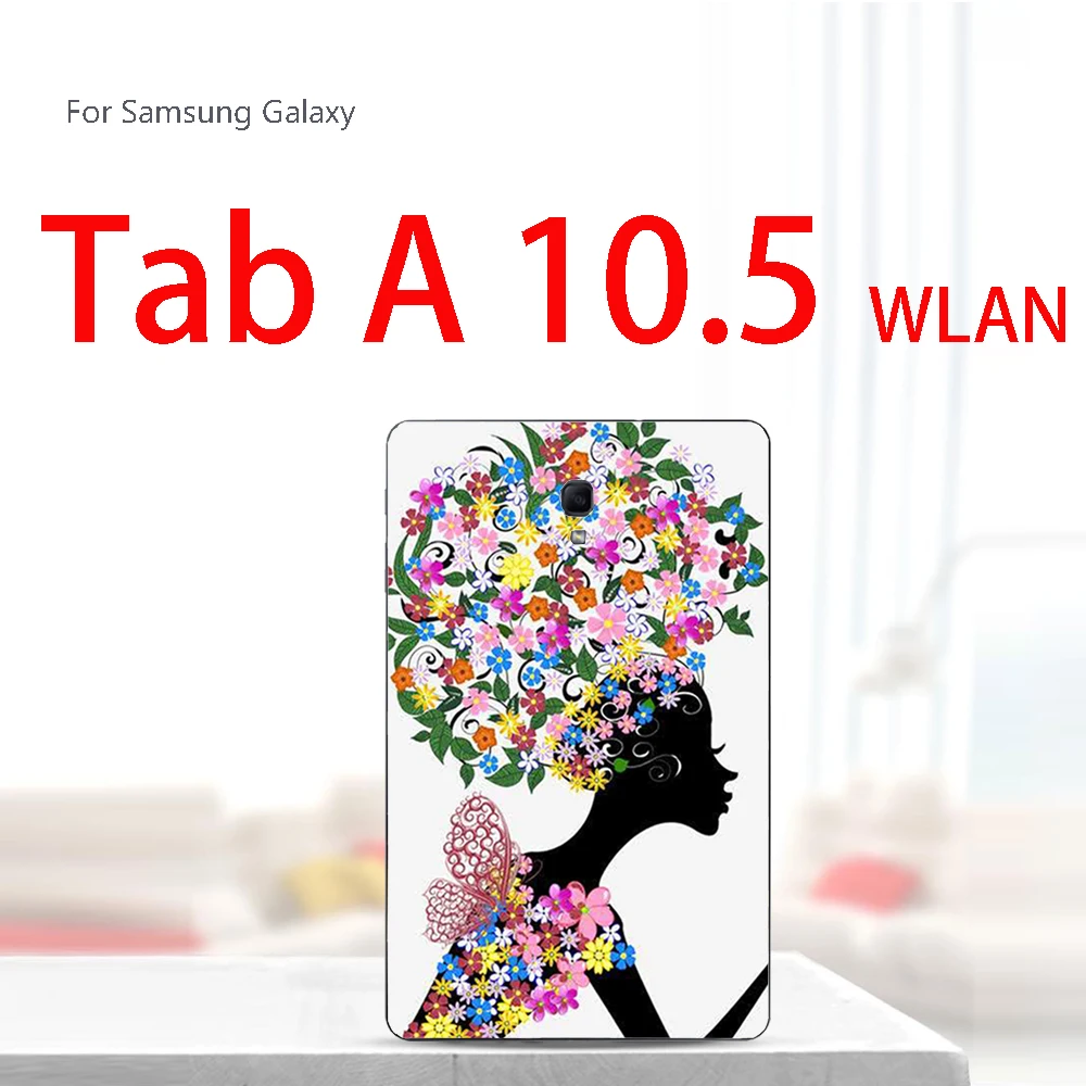 ForT590tou ding hua Краски планшетный чехол для samsung Galaxy Tab A A2 S2 E 9,6 9,7 10,5 SM T560 T561 T810 T813 T815C T590 T595 Мягкий силиконовый чехол - Цвет: ForT590tou ding hua