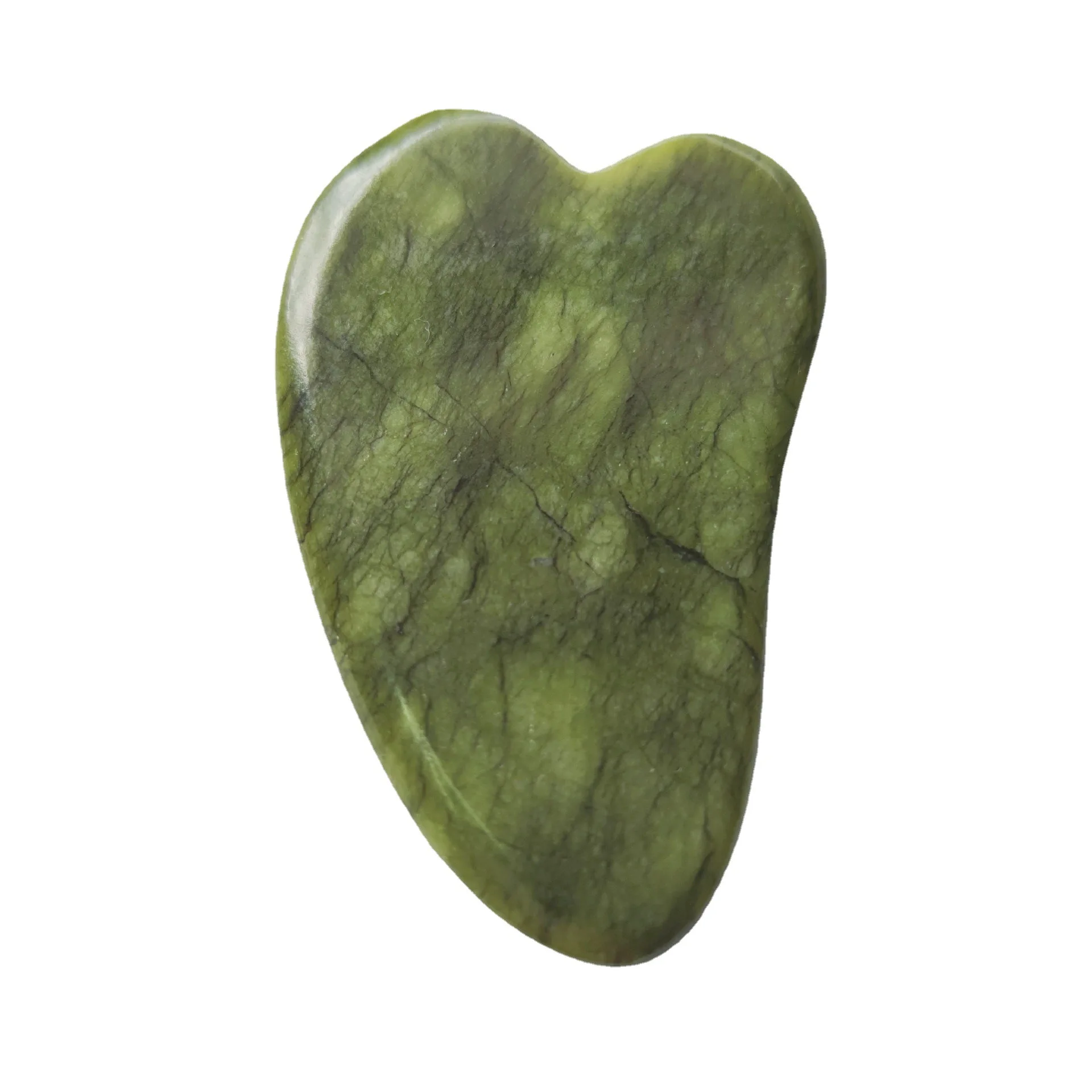 Натуральный нефритовый ролик Guasha скребок для кожи бриллиантовый камень лица