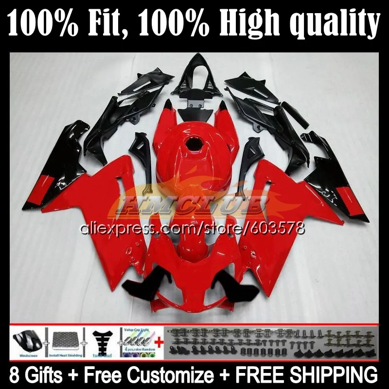 

Injection For Aprilia RS-125 RS 125 RS4 54CL.0 RSV125 2006 2007 2008 2009 2010 2011 RS125 06 07 08 09 11 Fairings Factory Red