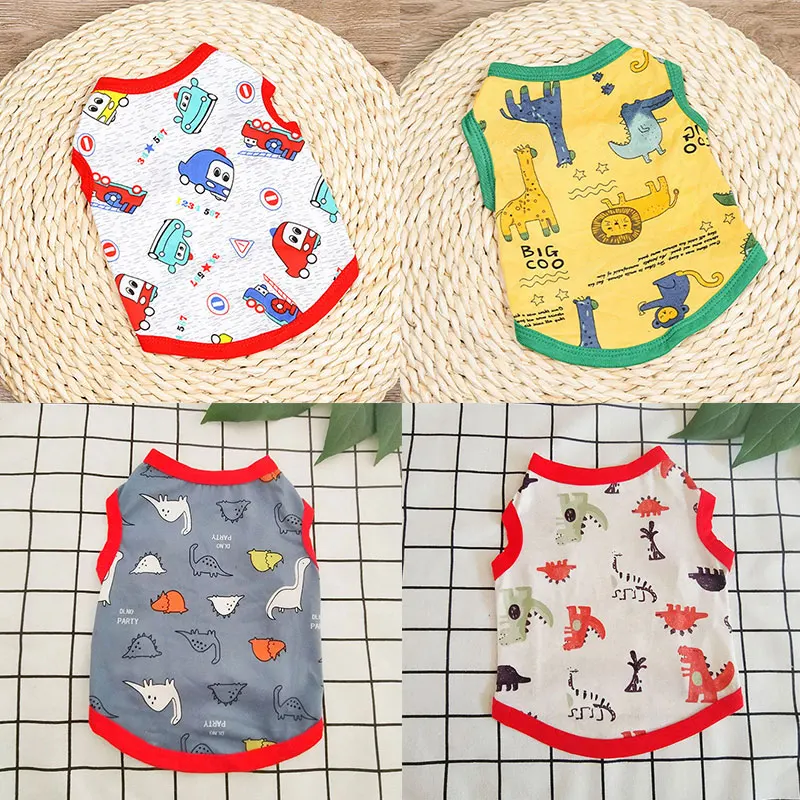 

Breathable Dog Clothes Spring Summer Dog Vest Puppy Small Dog T-Shirt Dog T-shirt Summer Funny Pet Clothing Dog Vest