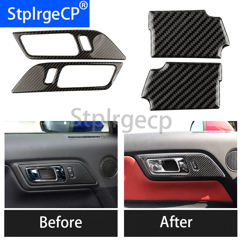 100% настоящие ручки для межкомнатных дверей из углеродного волокна декоративная