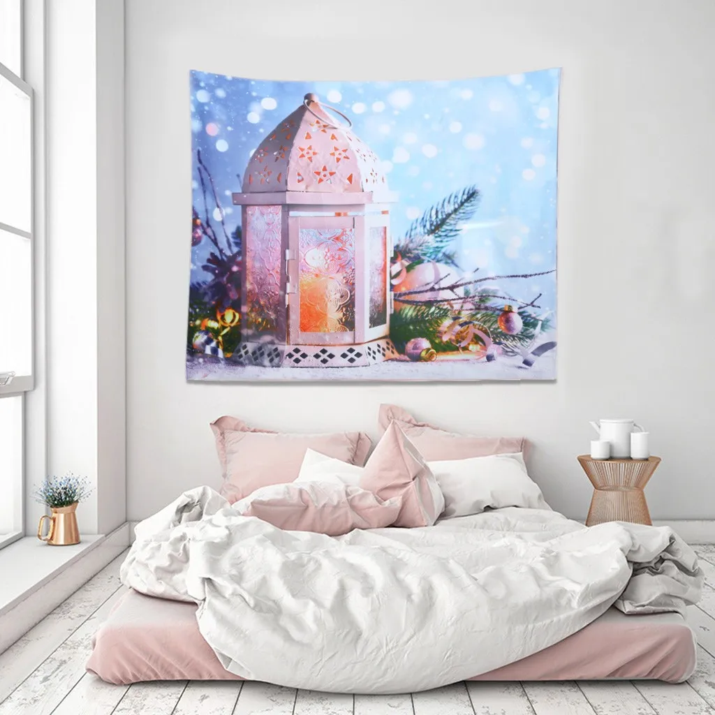 2019 красивый Рождественский гобелен настенный Декор для дома рождественское