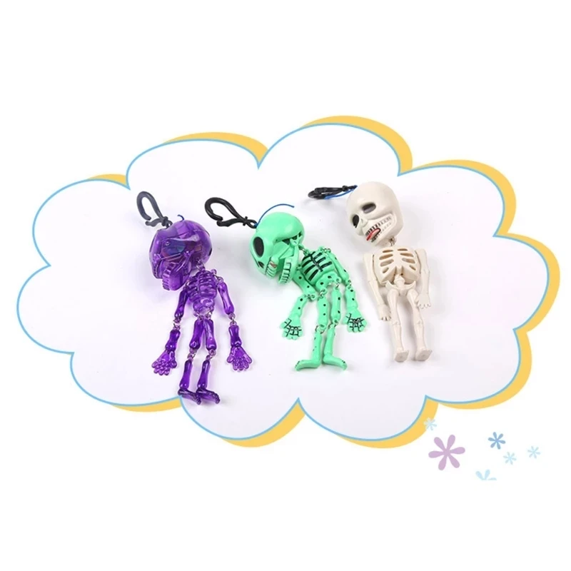 

10 шт./лот реквизит для Хэллоуина скелет человека скелет Хэллоуин spoof Подарочные игрушки