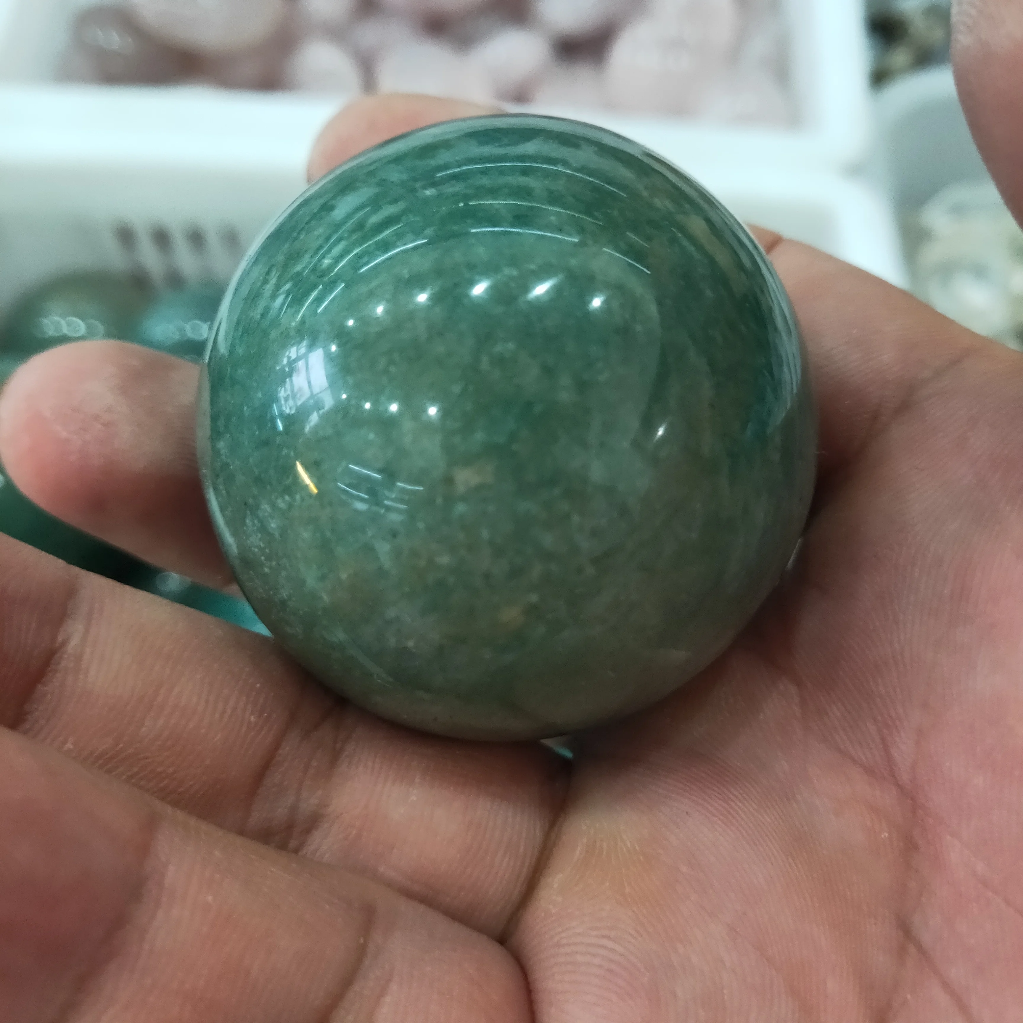 Чистый натуральный каменный мяч tianhe для игры с мячом и разместить штуки