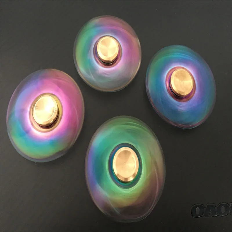 UFO гироскоп для пальцев декомпрессионные красочные игрушки из цинкового сплава