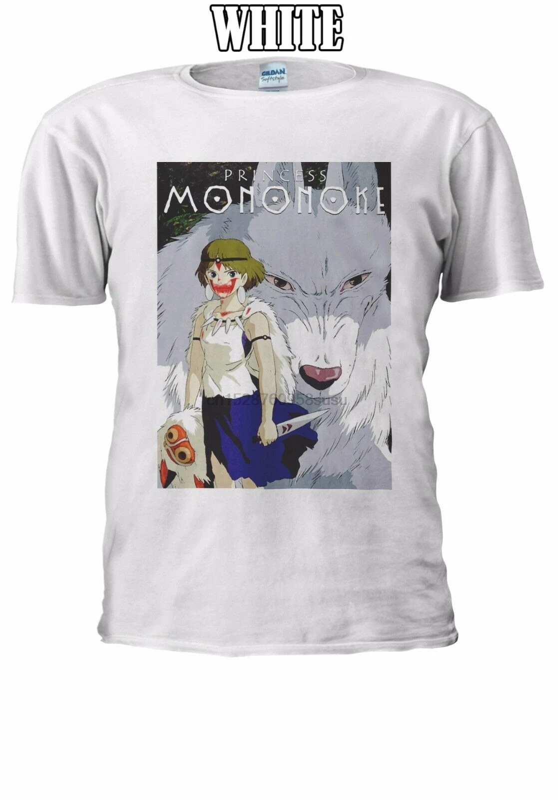 Футболка принцессы Mononoke San Moro No Kimi майка для мужчин и женщин унисекс 2510 футболка с