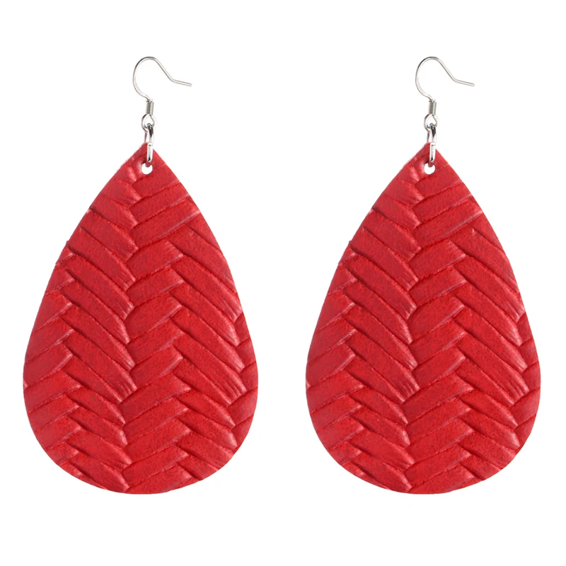 Новинка 2019 леопардовые кожаные серьги с подвеской для женщин карамельные