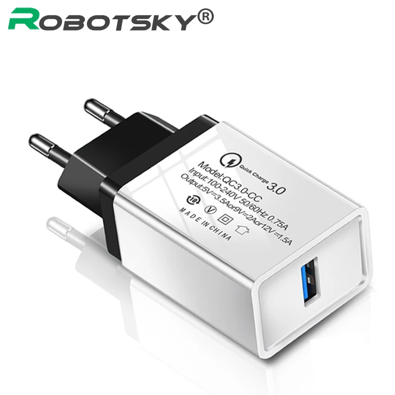 Быстрая зарядка 3,0 быстрое USB зарядное устройство 5 В/а быстрое зарядное устройство для iphone huawei Xiaomi samsung Galaxy ipad Apple