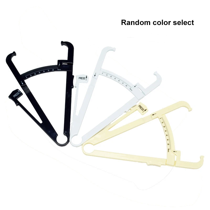 1 шт. Фитнес зажим инструмент измерения жира тонкий таблицей складка кожи Тесты