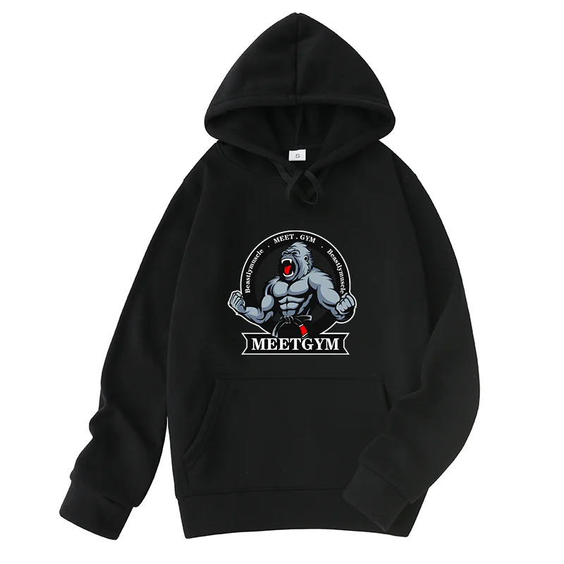 

winter Skateboard frog oversized Sweatshirt men and women's Hoodies Harajuku Warm Pullover Drawstring Pink Womens Korean style