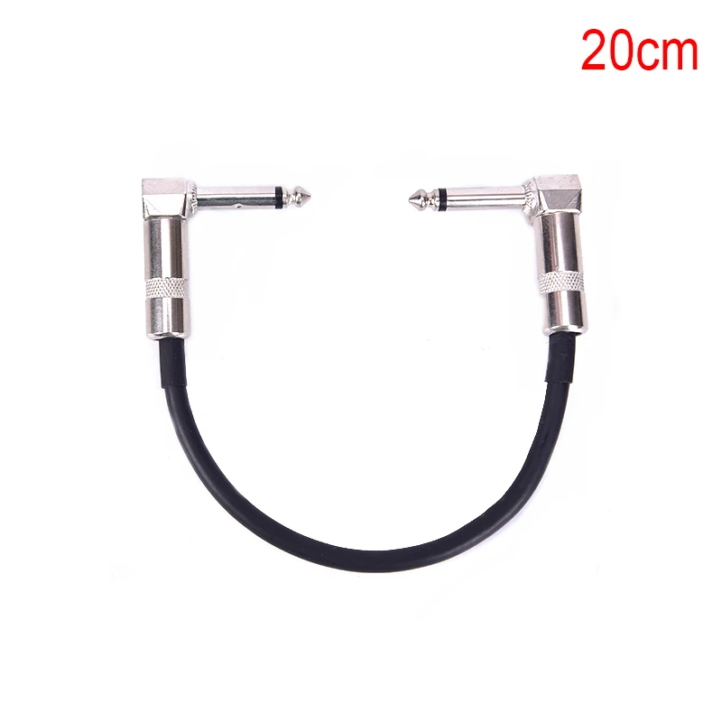 

Guitar Patch Pedal Cable 15/20/30 Professional Right Angle Guitar Effect Pedal Cables Cord Copper Wire Guitar Accessories