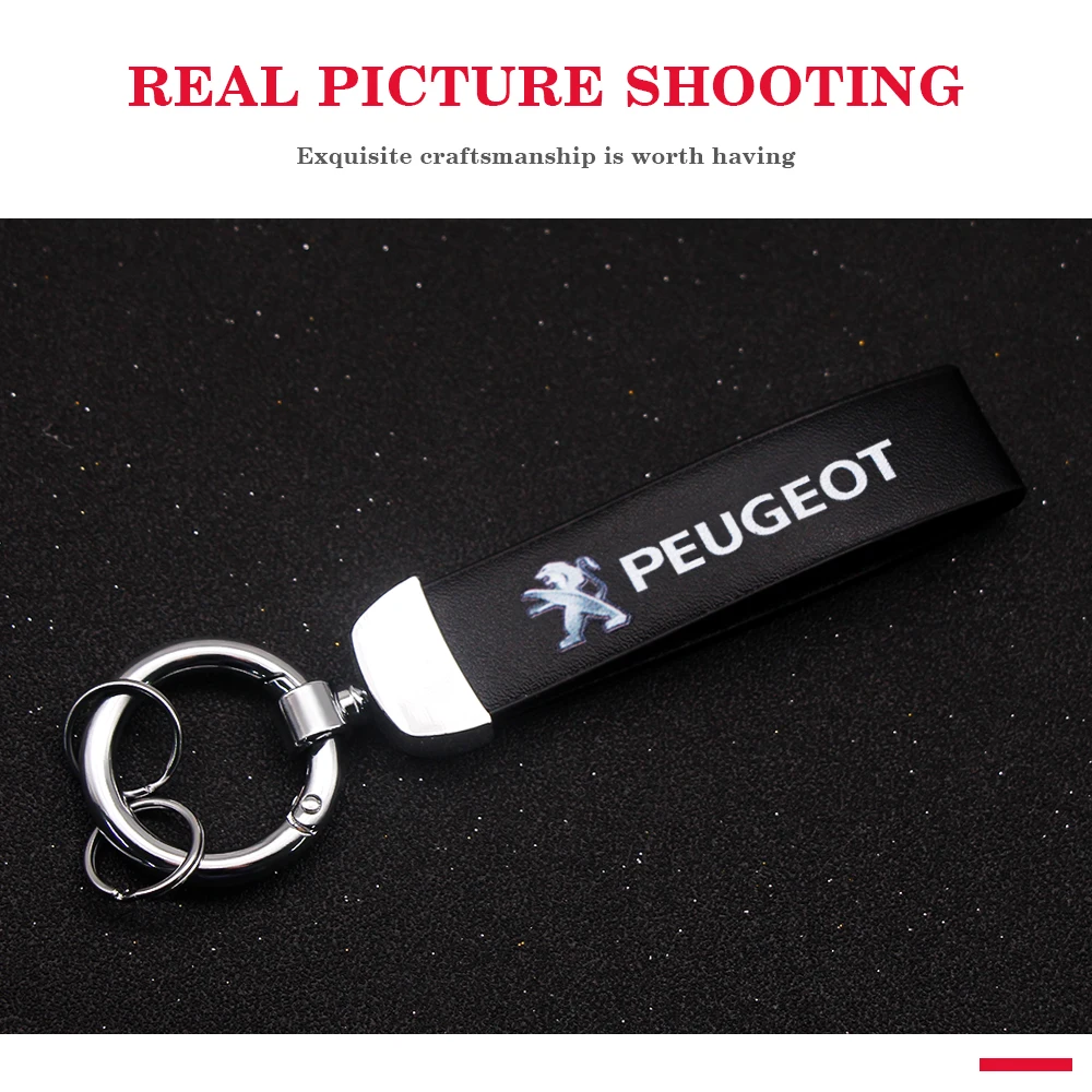 Кожаный шнурок брелок для автомобильного ключа держатель украшение пряжка