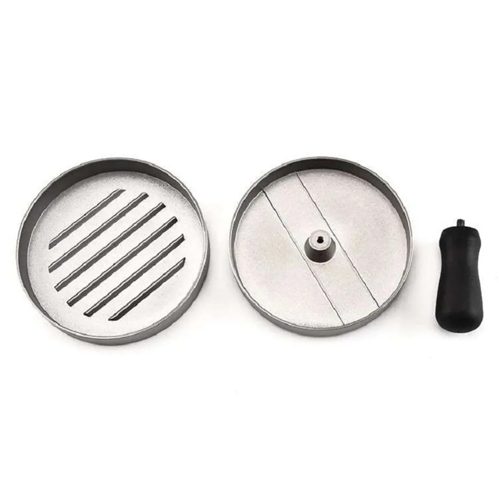 Multi-Function Practical Gourmet Tool Wooden Handle Burger Press Meat Cake Pressure Hamburger Mold | Дом и сад