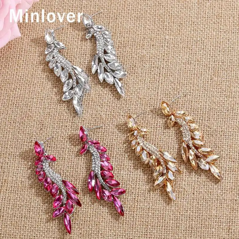 Женские серьги-подвески с кристаллами свадебные серьги подвесками | Украшения и