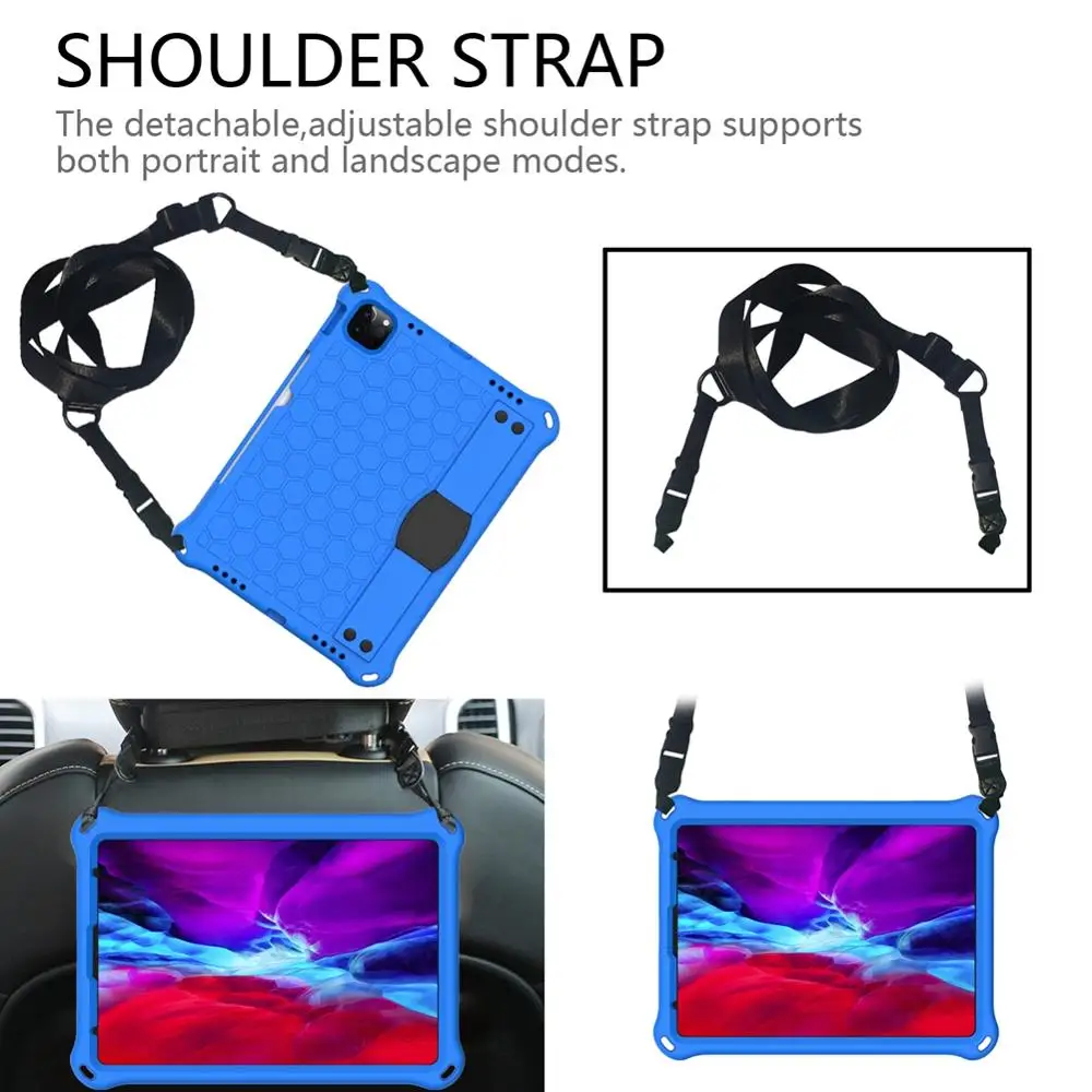 

Kids Case iPad Pro 11 2018 2020 Non-toxic EVA Shockproof Stand Tablet Cover With pen slot iPad Pro 11 2nd Gen 11.0" Case shell