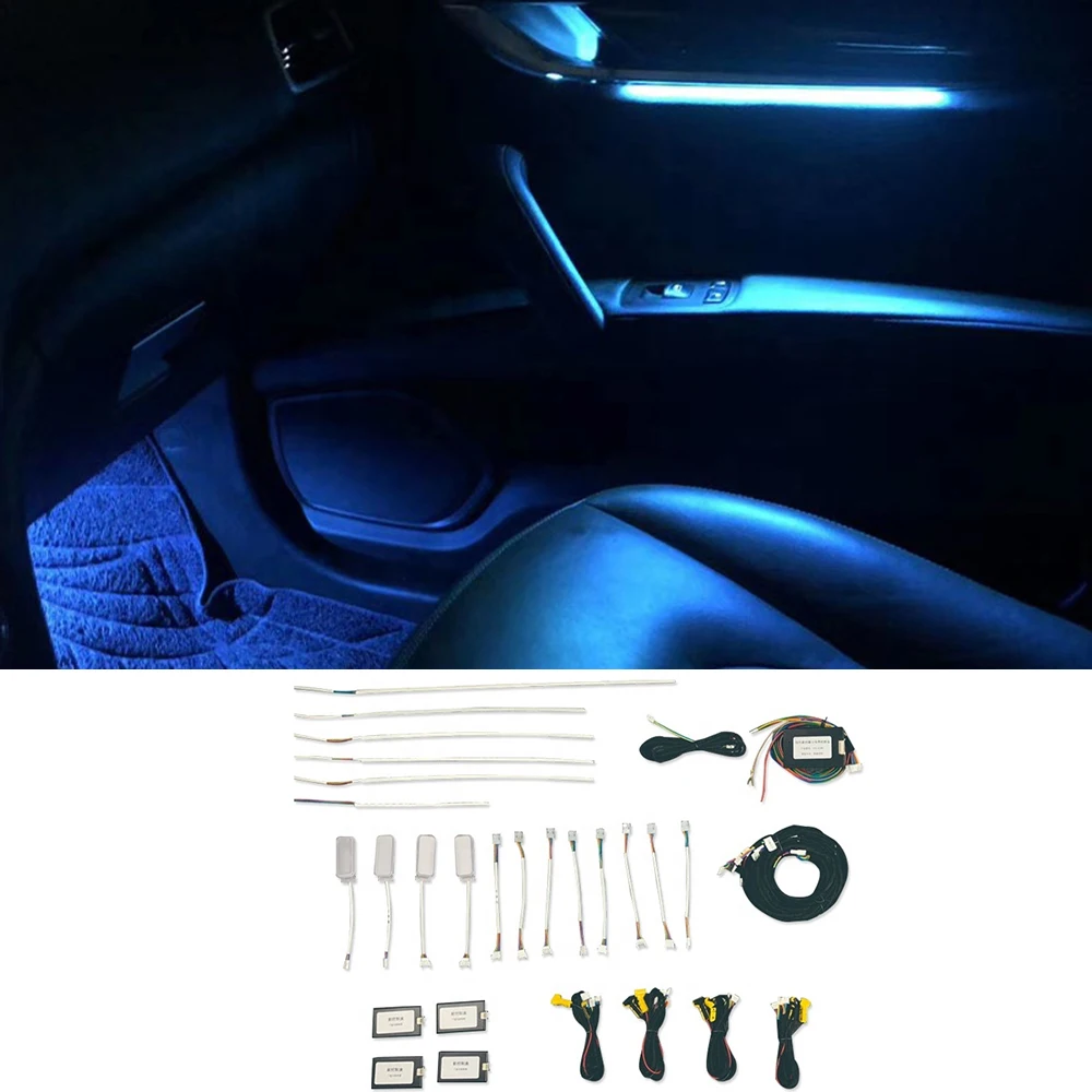 

64 colors auto atmosphere light car ambient led light for Maserati Ghibli ace ns atmosphere