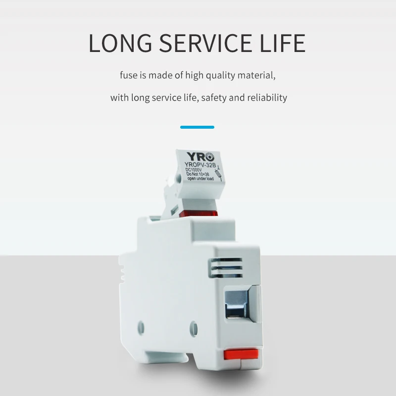 Патрон предохранителя постоянного тока 2P 1000 В для защиты Системы Солнечной PV