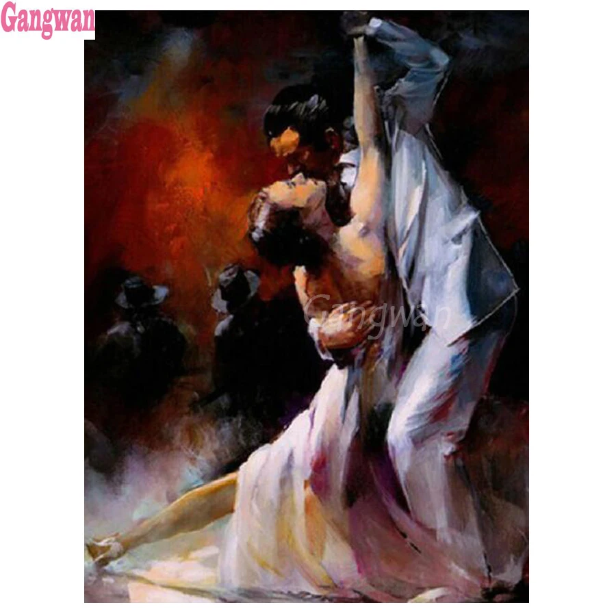 Diy Алмазная картина вышивка крестом танцевальная пара 5D алмазная картины Танго