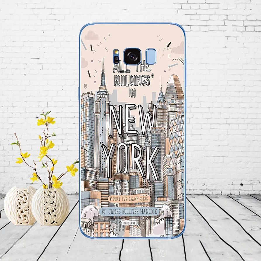 Мягкий силиконовый чехол для Samsung Galaxy S6 S7 edge S8 S9 S10 plus A70 A50 - Цвет: 10