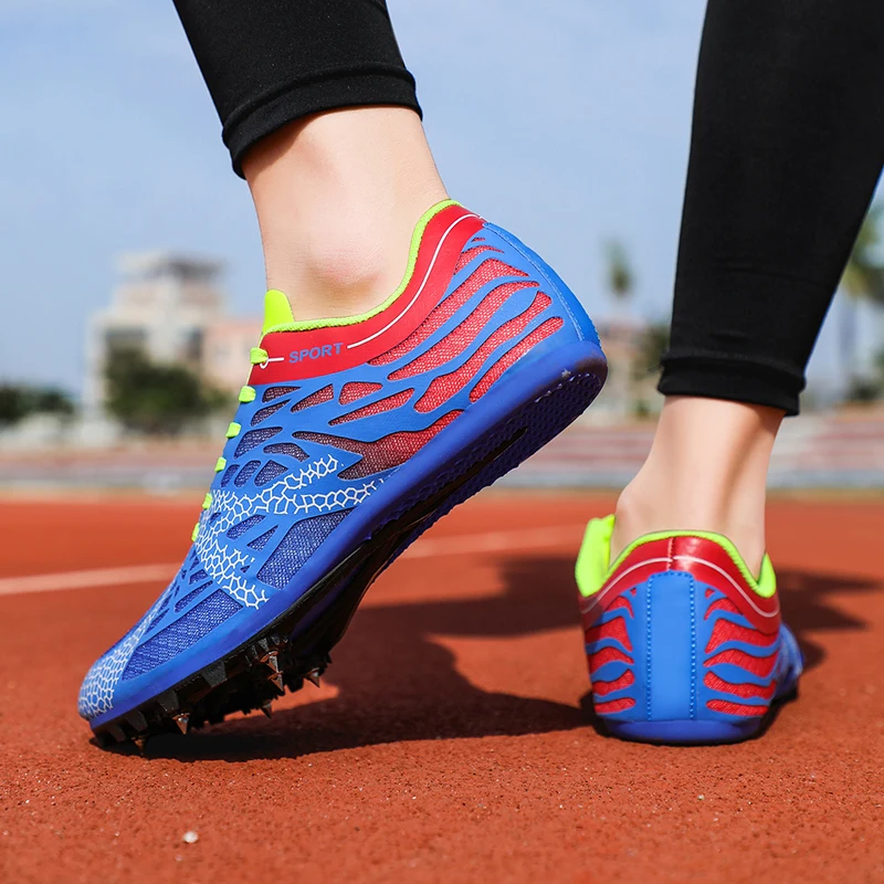 

Gogodoing Professional Track and Field Shoes Mens Womens Track Running Shoes with Spikes Boys Girls Sprint Sports Sneakers