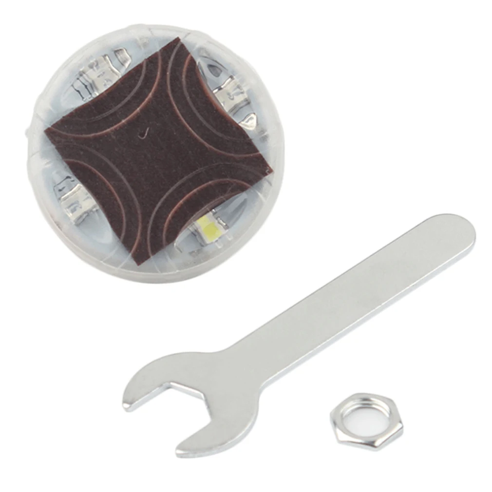 1 шт. Солнечный светодиодный сигнальный светильник для колес автомобиля колпачок