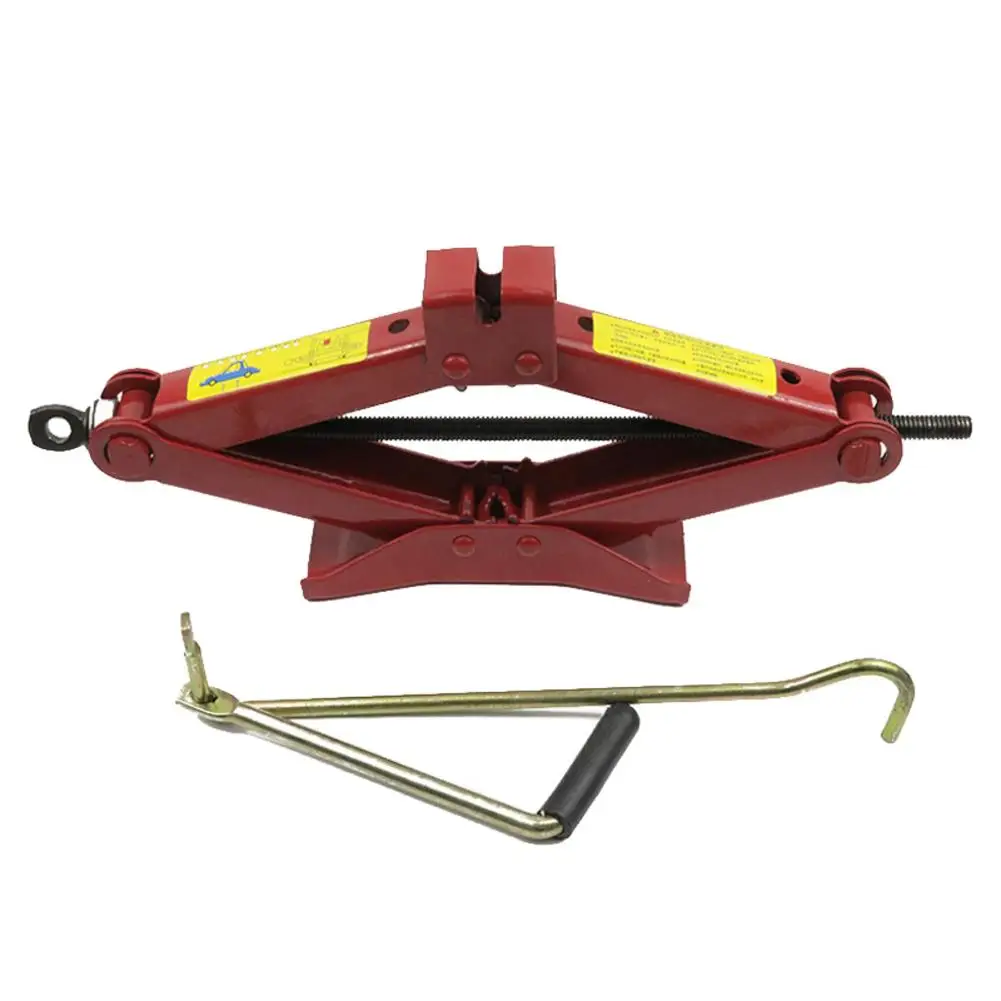 Автомобильный ножничный домкрат из нержавеющей стали хромированный аварийный