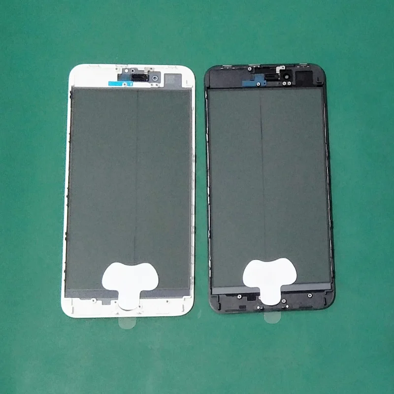 2Pcs cold press 4 in 1 Front Screen Panel Replace For iPhone 6 6s 6plus 5s 6splus Glass Lens With Frame +OCA +Polarized