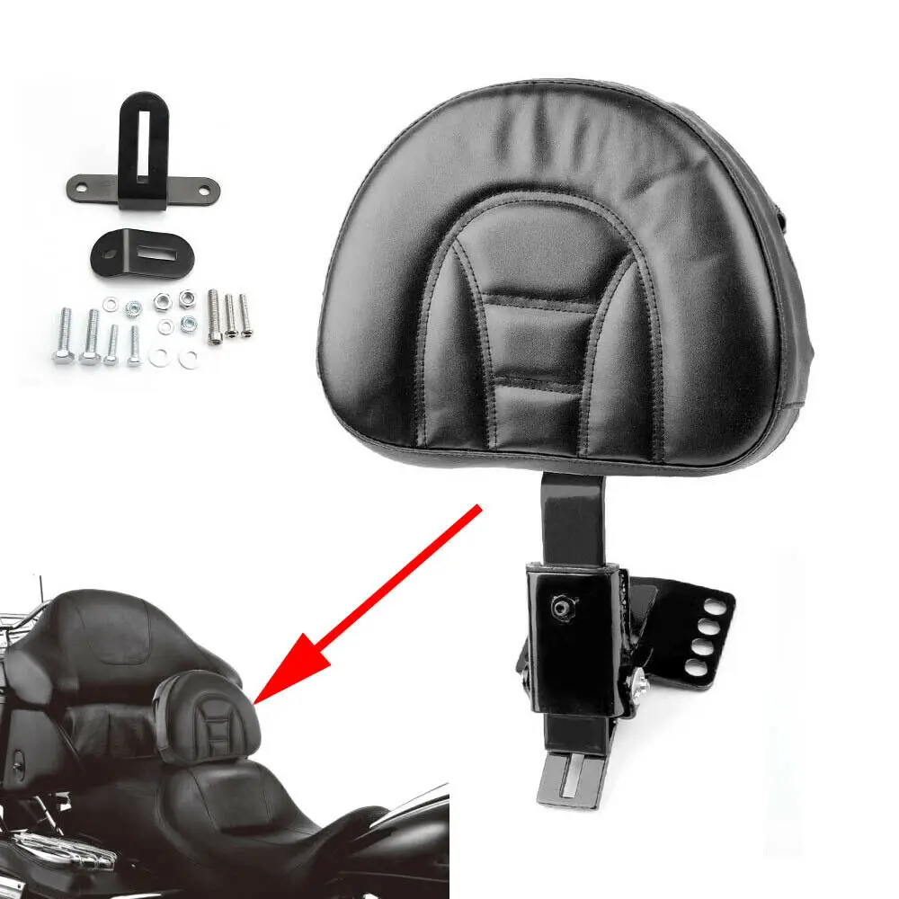 

Motorcycle Adjustable New Plug In Driver Rider Seat Backrest For Harley Touring Electra Road Street Glide Road King 1997-2020